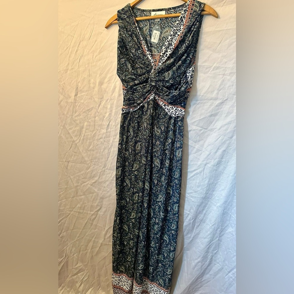 Gray Sweetheart Sleeveless Cocktail Maxi Dress